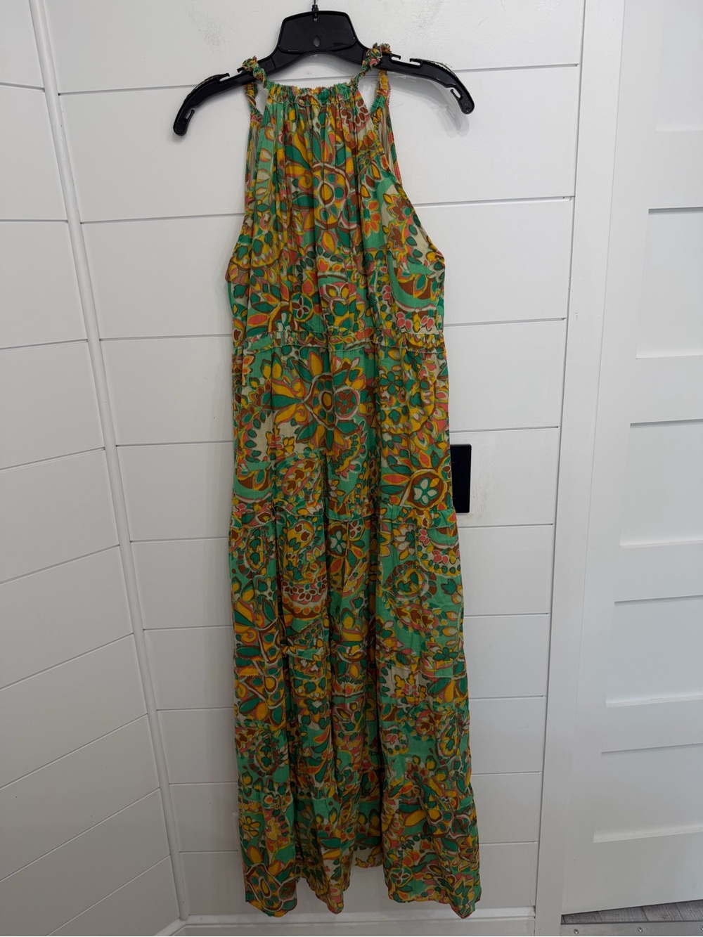 House of Harlow Cotton Gauze Tiered Sleeveless Maxi Dress Size Large 36841 - Picture 6 of 16